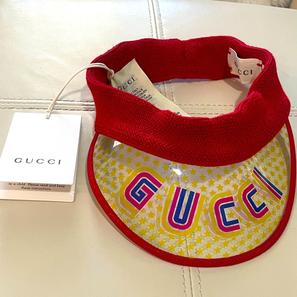 Authentic Gucci kids visor